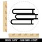 Stack of Books Reading Rubber Stamp for Stamping Crafting Planners